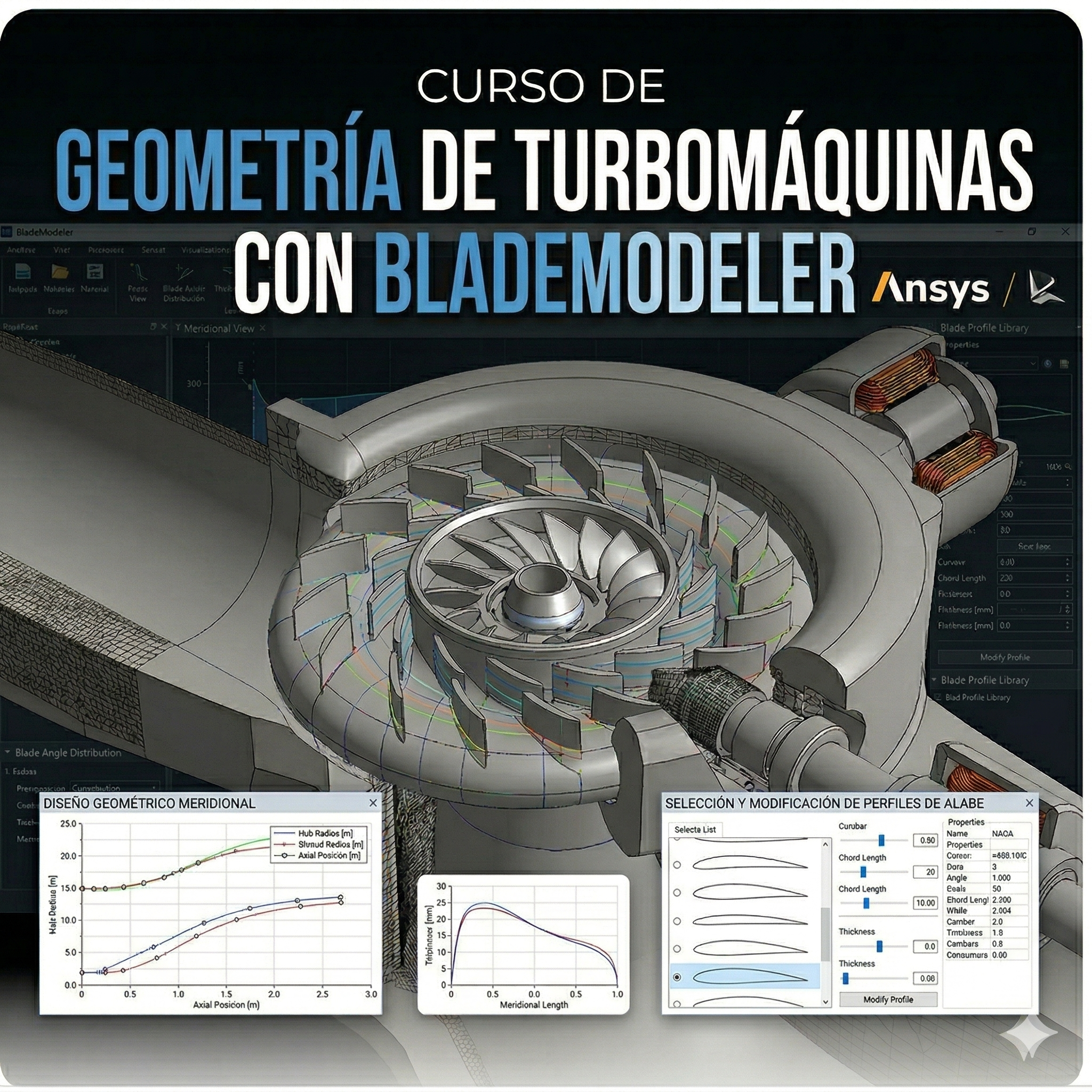 Geometría de Turbomáquinas con BladeModeler